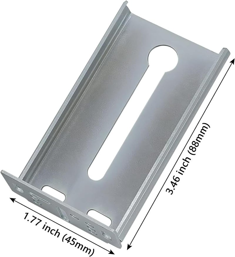 LONTAN Rear Mounting Brackets for Drawer Slide 10 Pairs - B4502 Cabinet Drawer Bracket for Face Frame Cabinets for 1.77 inch(45mm) Width Drawer Gildes - Image 2